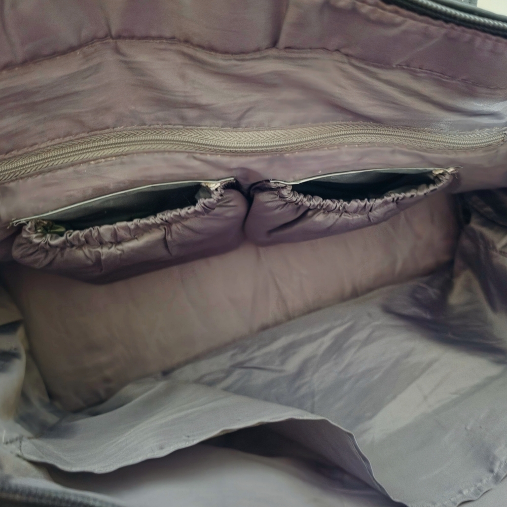 Eddie Bauer Diaper Bag Tote In Black, Grey, & Red - Picture 8 of 8